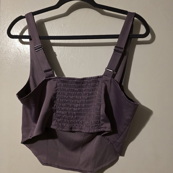 Wild Fable Purple Crop Top Size L - Picture 3 of 4